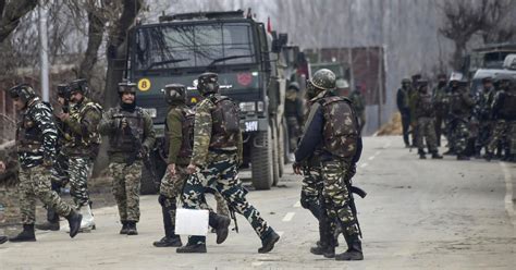 Police say 5 suspected militants killed in gunfight with Indian troops in disputed Kashmir
